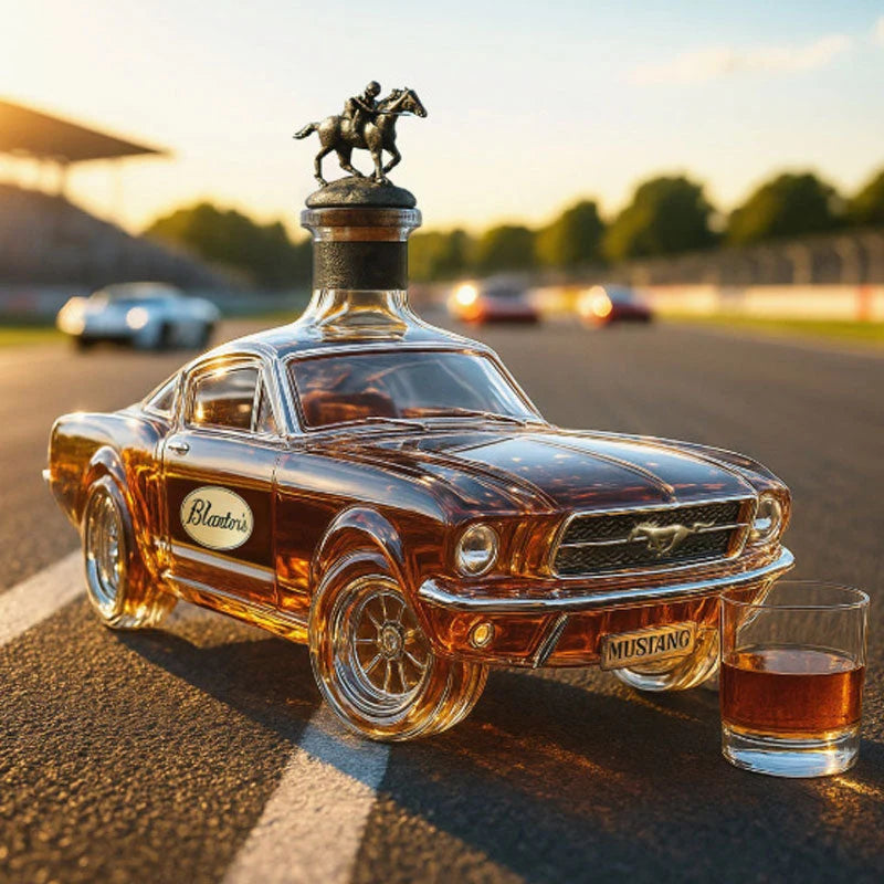 Whiskey Bottle Horse-Inspired Sculptural Design