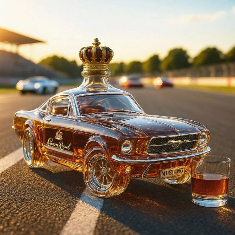 Whiskey Bottle Horse-Inspired Sculptural Design