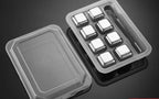 Whiskey Chilling Stones Food-Grade Stainless Steel Assorted Shapes