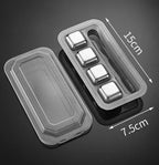 Whiskey Chilling Stones Food-Grade Stainless Steel Assorted Shapes