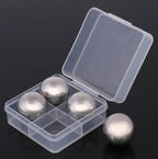 Whiskey Chilling Stones Food-Grade Stainless Steel Assorted Shapes