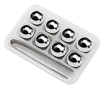 Whiskey Chilling Stones Food-Grade Stainless Steel Assorted Shapes