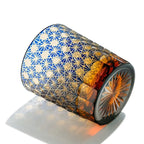 Whiskey Glasses Hand-Cut Star & Chrysanthemum Wooden Gift Box