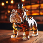 Whisky Decanter Dog-Shaped Glass 350ml