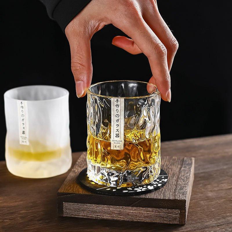 Whisky Glass Hand-Cut Crystal 300ml Gift Box & Coaster