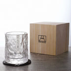 Whisky Glass Hand-Cut Crystal 300ml Gift Box & Coaster