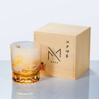 Whisky Glass Hand-Cut Crystal Wave Relief
