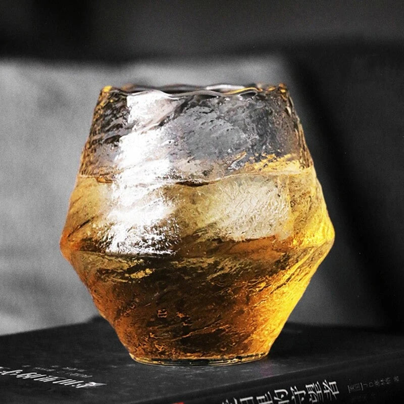 Whisky Glass Handmade Heat-Resistant Crystal Wooden Gift Box