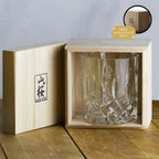 Whisky Glass Heat-Resistant 320ml Cherry Blossom Relief Base