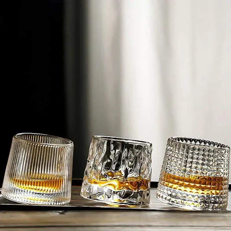 Whisky Glass Rotating Aroma-Enhancing Blown Glass
