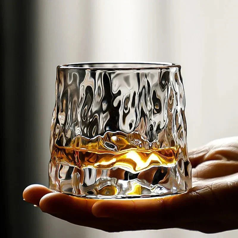 Whisky Glass Rotating Aroma-Enhancing Blown Glass