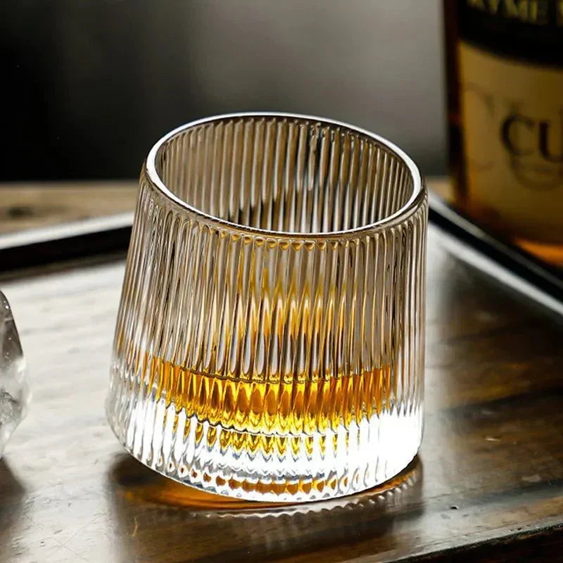 Whisky Glass Rotating Aroma-Enhancing Blown Glass
