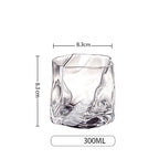 Whisky Glass Set Textured Grip Wide Base