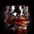 Whisky Glass Tornado Spiral Crystal Handmade Heavy Base