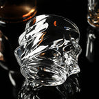 Whisky Glass Tornado Spiral Crystal Handmade Heavy Base