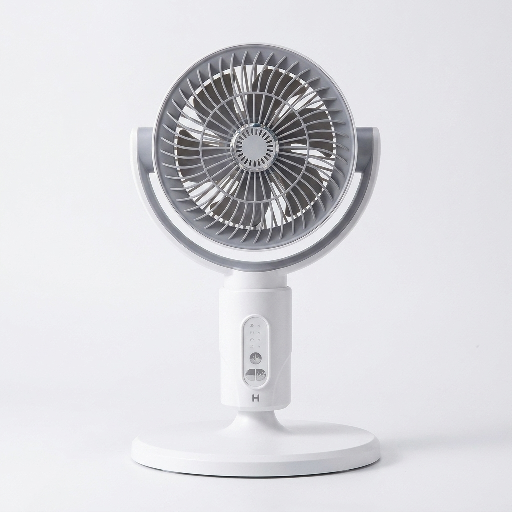 Whisper-Quiet 5-Speed Pedestal Fan (Remote & Height Adjustable)