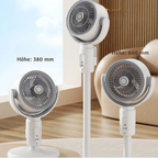 Whisper-Quiet 5-Speed Pedestal Fan (Remote & Height Adjustable)