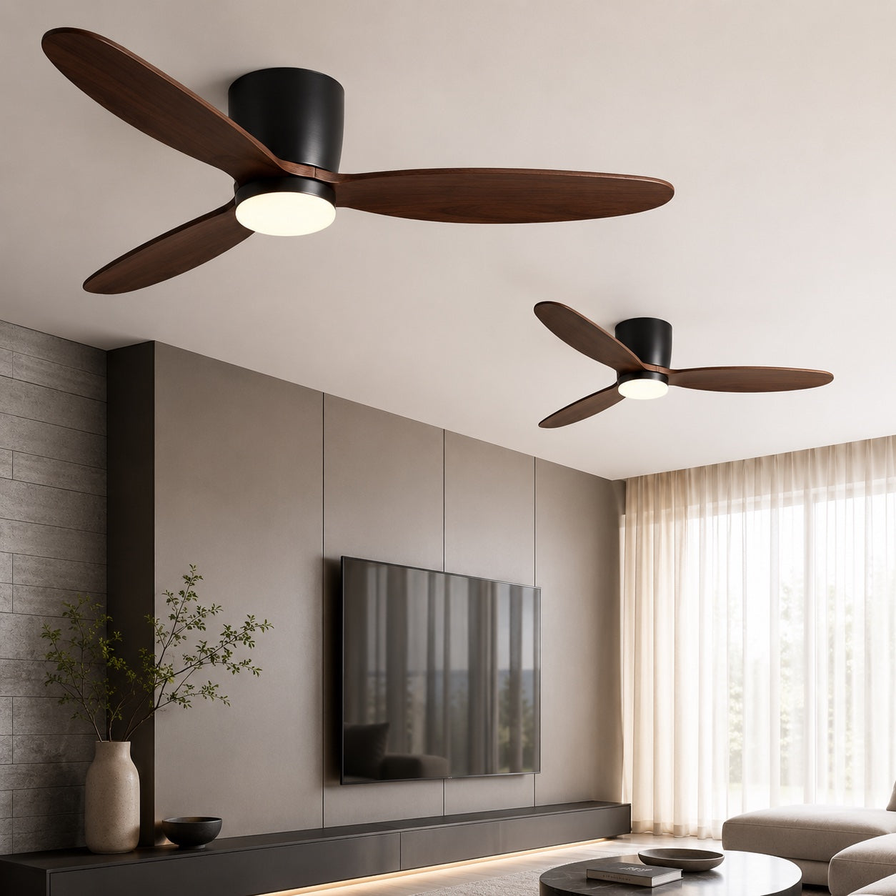 Whisper-Quiet 6-Speed DC LED Ceiling Fan