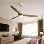 Whisper-Quiet DC Dimmable LED Ceiling Fan Light (52-Inch)