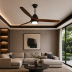 Whisper-Quiet DC Dimmable LED Ceiling Fan Light (52-Inch)