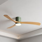 Whisper-Quiet DC Motor Flush Mount Ceiling Fan (2400 Lumens LED)