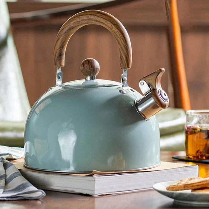 Whistling Kettle Automatic Boil Alert Induction Compatible