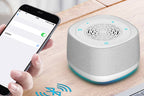 White Noise Machine USB Rechargeable Alarm Clock