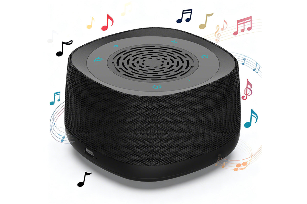 White Noise Machine USB Rechargeable Alarm Clock