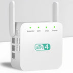Wi-Fi Repeater Long-Range Wall-Penetrating Antenna One-Button Setup
