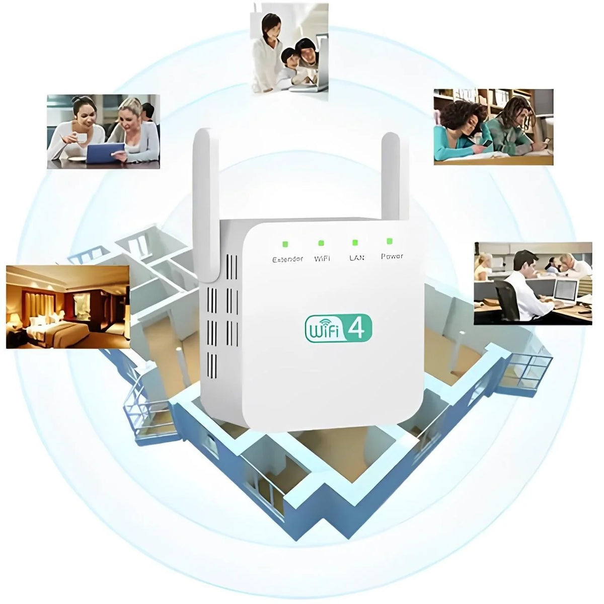 WiFi Extender 300 Mbps Repeater & Access Point