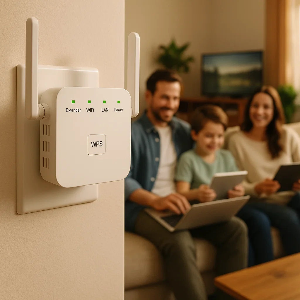 WiFi Range Extender Dual-Band Whole-Home Coverage
