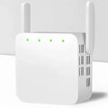 WiFi Range Extender Dual High-Gain Antennas Plug-and-Play
