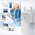 WiFi Range Extender Long-Range Dual-Band & Gigabit LAN