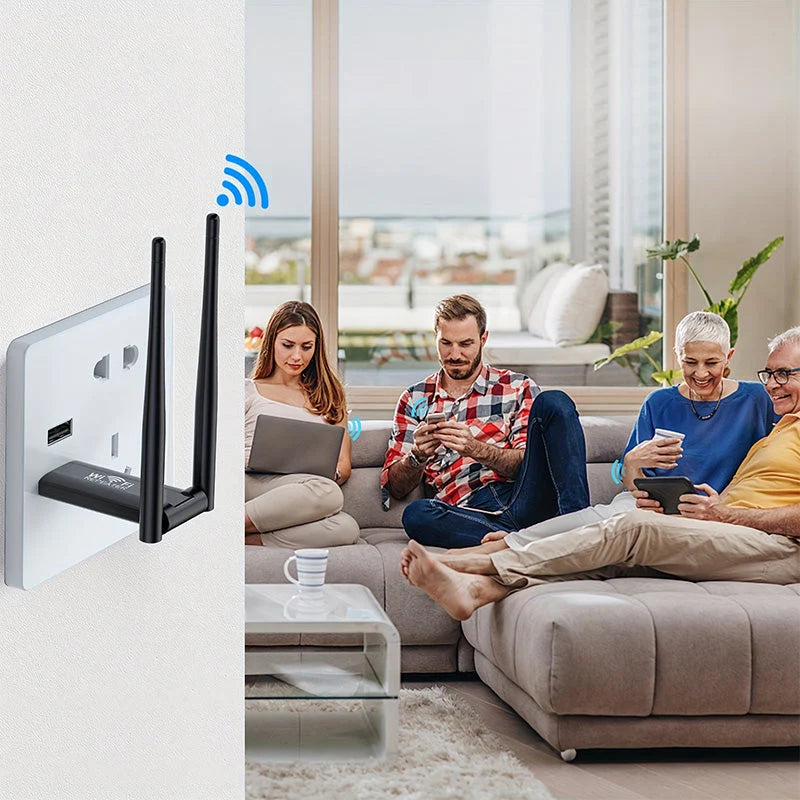 WiFi Repeater USB Powered 300Mbps Compact & Portable