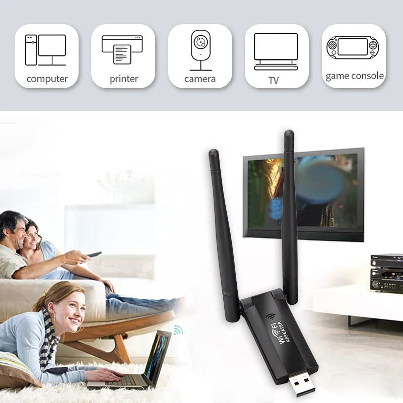 WiFi Repeater USB Powered 300Mbps Compact & Portable