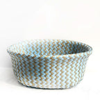 Wicker Storage Basket Handwoven Foldable Space-Saving