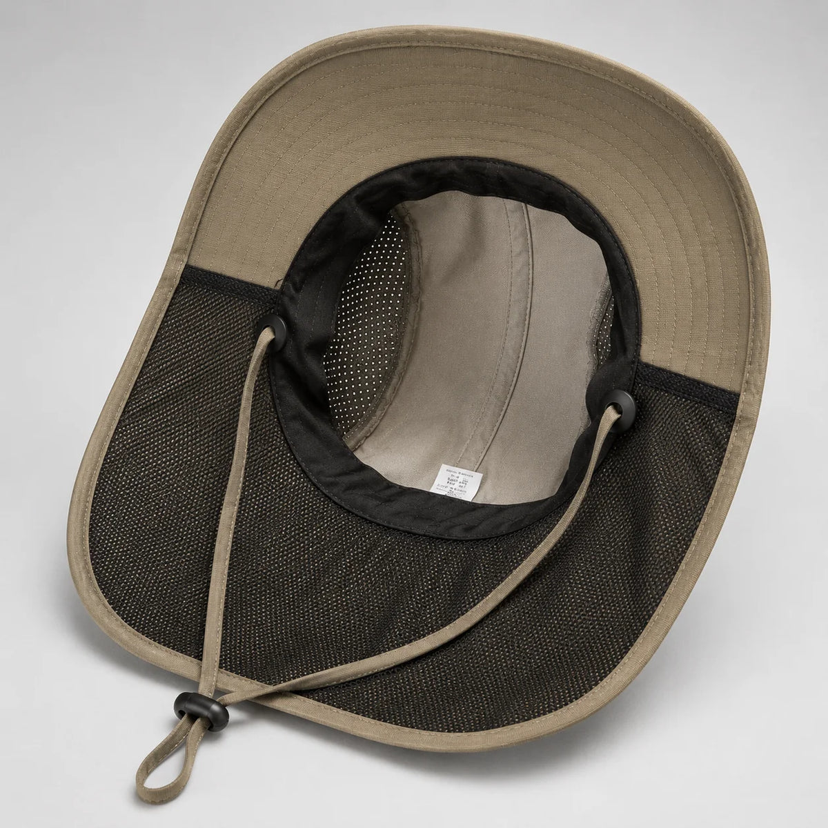 Wide-Brim Hat Detachable Neck Flap Quick-Dry Water-Repellent