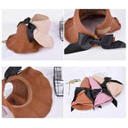 Wide Brim Sun Hat Foldable Straw Adjustable Fit