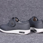 Wide Comfort Shoes Breathable Leather & Textile