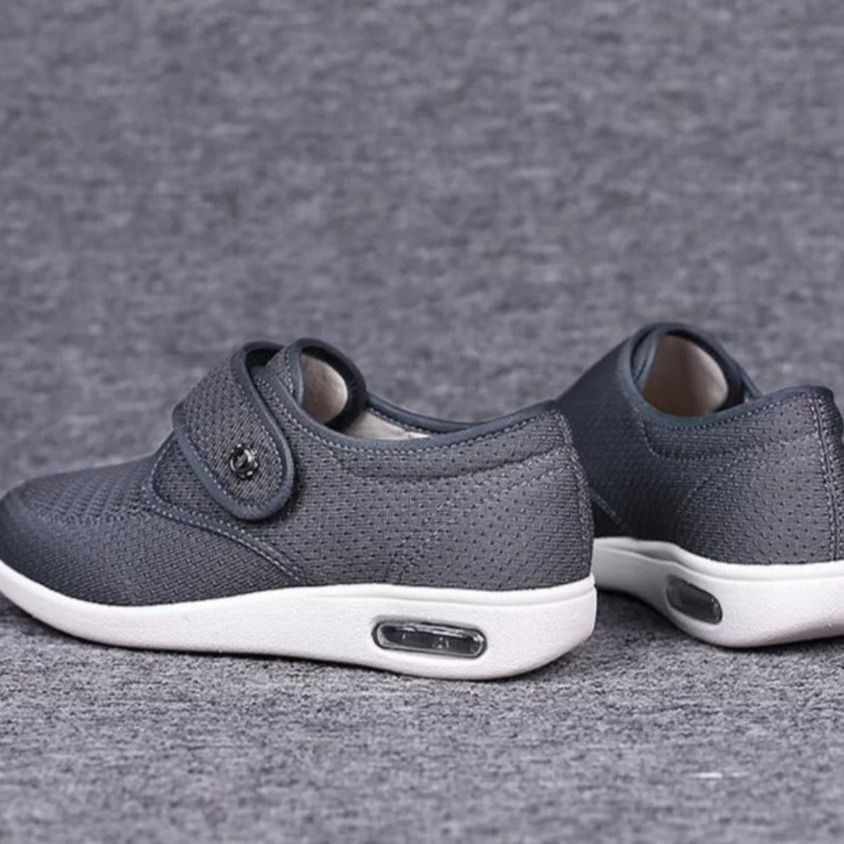 Wide Comfort Shoes Breathable Leather & Textile