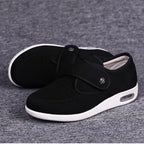 Wide Comfort Shoes Breathable Leather & Textile