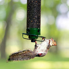 Wild Bird Feeder Weight-Activated Spinning Perch Four Feeding Ports