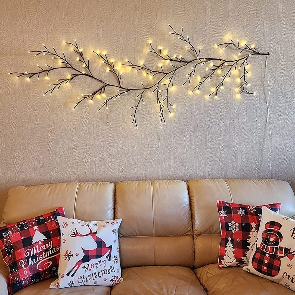 Willow Branch Lamp Flexible Branches Remote & Timer