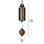 Wind Bell Dual Resonance Steel Body Ash Clapper