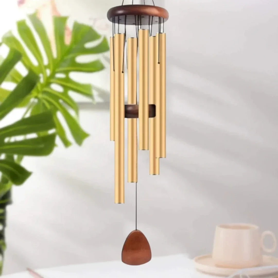Wind Chime Aluminum Tubes Weather-Resistant Soothing Melodies