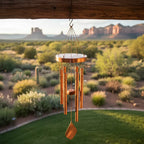 Wind Chime Aluminum Tubes Weather-Resistant Soothing Melodies
