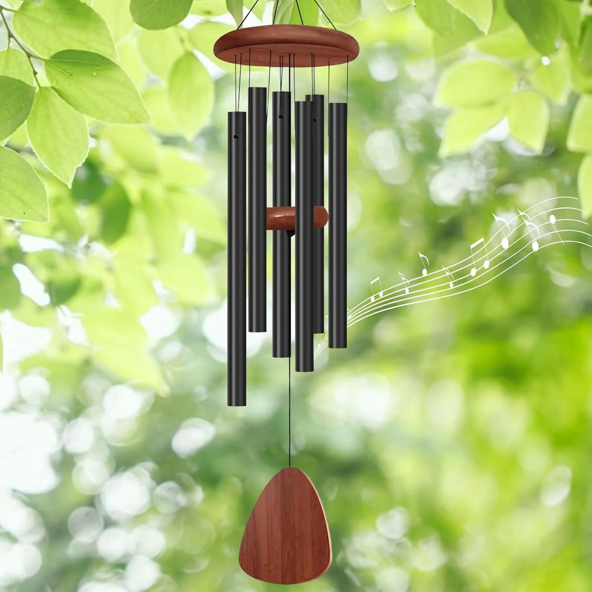 Wind Chime Aluminum Tubes Weather-Resistant Soothing Melodies