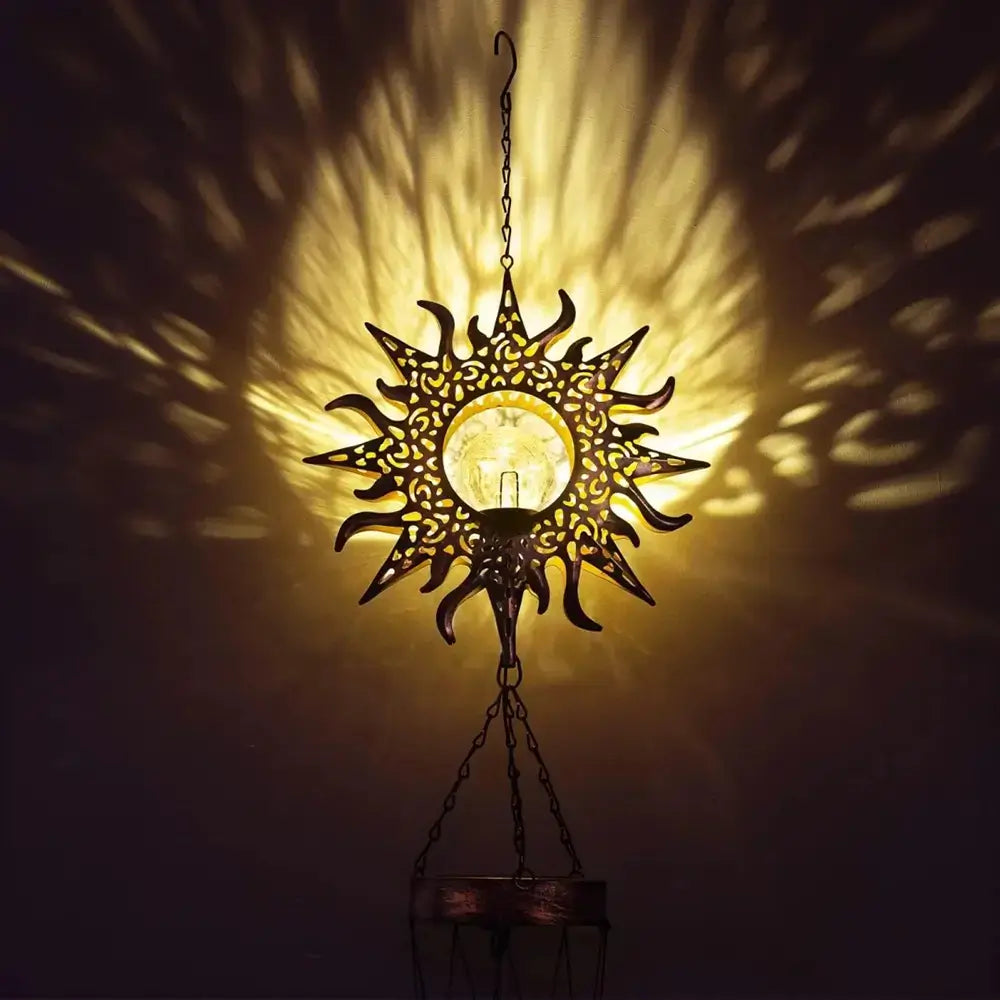 Wind Chime Solar Powered Dusk Sensor