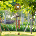 Wind Chime Solar Powered Dusk Sensor