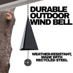 Wind Chime Three-Tone Cor-Ten Steel Compass Windcatcher